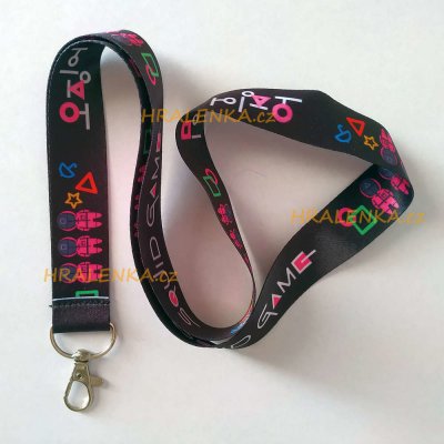 Šňůrka na krk 22085 Squid game Hra na oliheň – Zboží Dáma