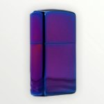 Zippo Originální benzínový ný s vaším textem nebo logem Indigo lesklá – Zboží Mobilmania