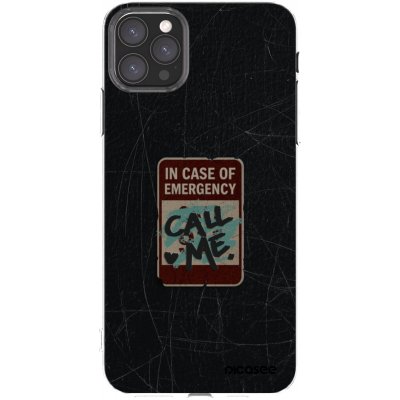 Picasee silikonový průhledný obal pro Apple iPhone 11 Pro Max - EMERGENCY – Zboží Mobilmania