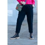 Manšestrové kalhoty do gumy MARLEY Vínová – Zboží Mobilmania