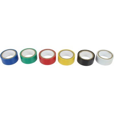 Triumf pásky izolační šířka 19 mm x 2,5 m sada 6 barev 100-01299 – Zboží Mobilmania