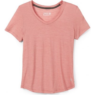 Smartwool W MERINO SPORT 120 V NECK SHORT SLEEVE light mahogany – Hledejceny.cz