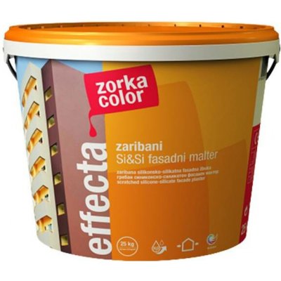 ZORKA EFFECTA SCRATCHED (Rýhovaná) SI&SI PLASTER Rýhovaná silikát-silikonová omítka 25 kg – Hledejceny.cz