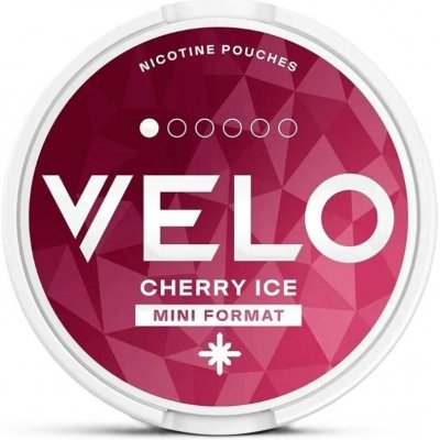 Velo Mini Cherry Ice 4 mg Mini 20 sáčků – Sleviste.cz