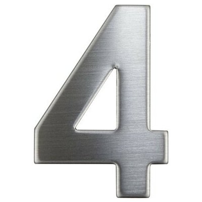 Richter RN.75L.4.N číslice 75mm "4" nerez Nerez – Zboží Mobilmania