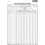 Optys 1020 Skladní karta zásob A4 – Zboží Dáma