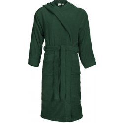 The One Towelling® župan s kapucí T1-BH dark Green