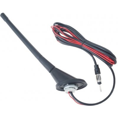 Carmotion (Poland) Rádiová anténa se zesilovačem 24 cm, pogumovaná, 58521 – Zboží Živě