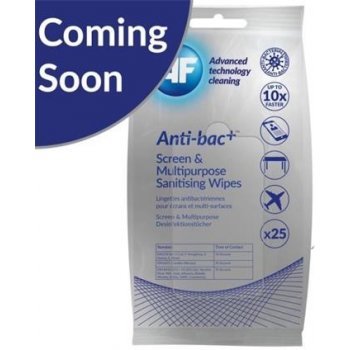 AF Anti Bac Screen & Multipurpose Antibakteriální čisticí ubrousky, 25 ks