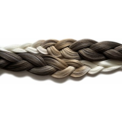 Kanekalon Easy Braid a Miss Rola Barva: 4/27/WHITE (ombré hnědá-blond-bílá), Značka: Miss Rola – Zboží Dáma