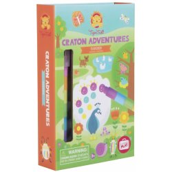 Tiger Tribe Dobrodružné listy s aktivitami Crayon Adventures Garden