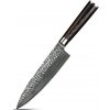 Kuchyňský nůž UG Grill Nůž Chef 20/33cm Damašková ocel 67/hnědé dřevo pakka