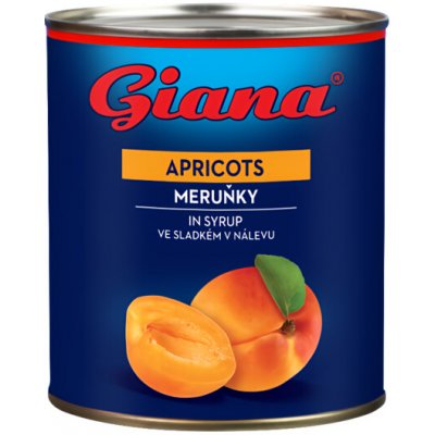 Giana Meruňky ve sladkém nálevu 850 ml – Zboží Dáma