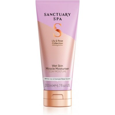 Sanctuary Spa Lily & Rose hydratační tělové mléko do sprchy 200 ml – Zboží Mobilmania