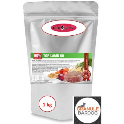 Bardog Top Lamb 60 1 kg – Zboží Mobilmania