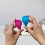 Fun Cup Menstruační kalíšek modrá a růžová A 2 ks – Zboží Dáma