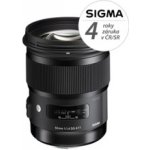 SIGMA 50mm f/1.4 DG HSM Art Nikon F-mount – Hledejceny.cz