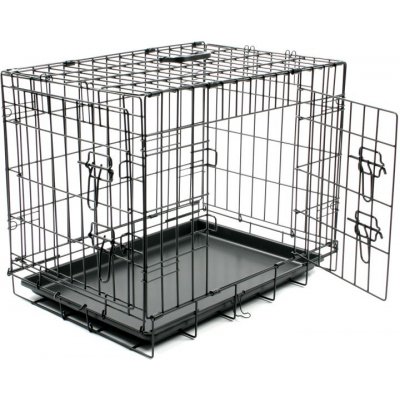 Duvo+ Dog Crate 2Doors Plastic Tray Klec S 62 x 44 x 50 cm – Zboží Mobilmania