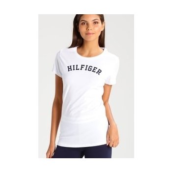 Tommy Hilfiger cotton Iconic Logo SS Tee Print UW0UW00091-100 white