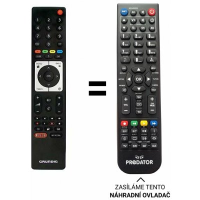Dálkový ovladač Predátor Grundig TS3 – Zboží Živě
