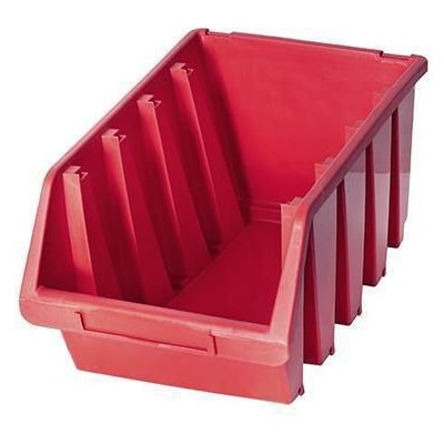 Ergobox Plastový box 4 15,5 x 34 x 20,4 cm červený