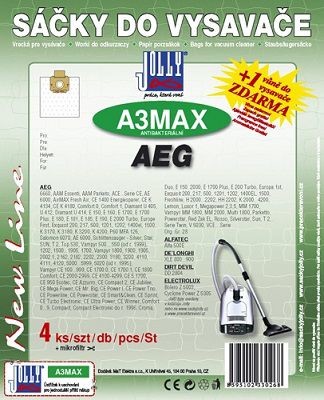 Jolly A3 MAX AEG Gr.28 Vampyr CE, ELECTROLUX - 4ks od 158 Kč - Heureka.cz