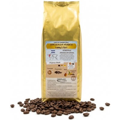 Golden Coffee Honduras Jerusalen Gesha 100% Arabika vzácná alacaffé zrnková 0,5 kg – Hledejceny.cz