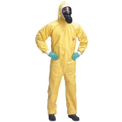 DuPont Tychem C Jednorázový voděodolný oblek žlutý XL – HobbyKompas.cz