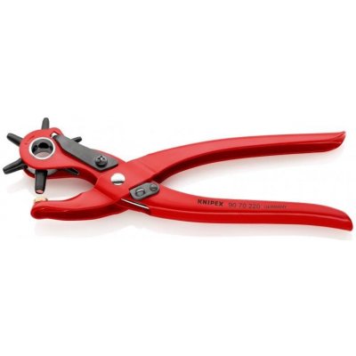 Knipex 90 70 220 děrovací kleště na kůži s otvory od 2 do 5 mm – Zboží Mobilmania