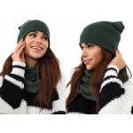 Fashionweek dámská čepice a šála cashmere touch Z-K6 mořská zelená – Hledejceny.cz
