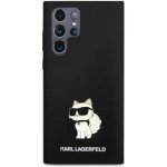 Pouzdro Karl Lagerfeld Liquid Silicone Choupette NFT na Samsung Galaxy S23 Ultra černé – Zboží Mobilmania