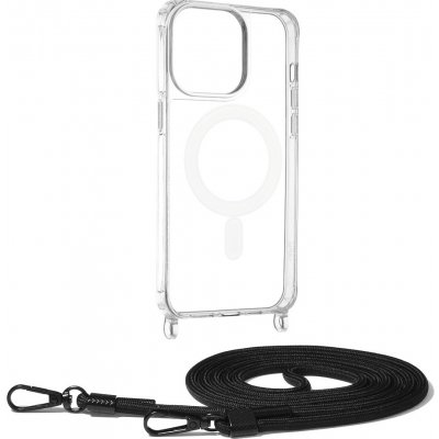 Techsuit Mag iPhone 15 Pro Max s černou šňurkou průhledné – Zboží Mobilmania