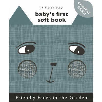 Wee Gallery Friendly Faces in the Garden látková kniha