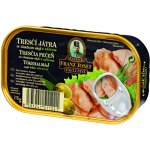 Kaiser Franz Josef Exclusive Tresčí játra ve vlastním oleji s olivou 115 g – Zboží Mobilmania