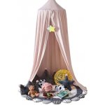 KIK KX6104 Baldachýn stan teepee růžový – Zboží Dáma