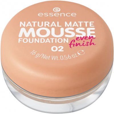 essence NATURAL MATTE MOUSSE pěnový make-up 02 16 g – Sleviste.cz