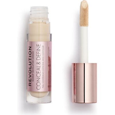 Makeup Revolution Conceal & Define Concealer Tekutý korektor C6,5 4 g – Hledejceny.cz