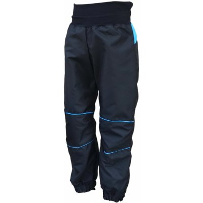 Kukadloo Dětské šusťákové kalhoty černo-malinové – Zboží Mobilmania