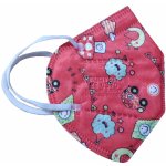 Angel mask respirátor dětský FFP2 holka NR červený obrázky – Zbozi.Blesk.cz