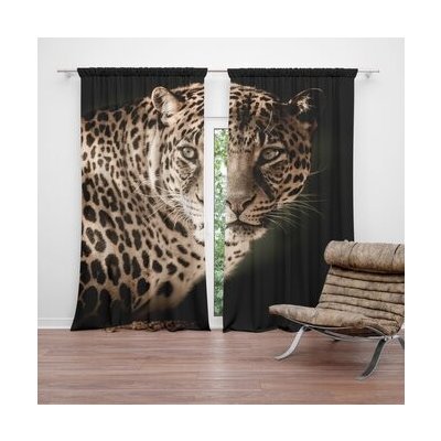Sablio Závěs Levhart: 2ks 140x250cm – Hledejceny.cz