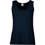 Fruit of the Loom Tílko Lady Fit Valueweight Vest bez rukávu dámské COT 161376a3600 Navy deep – Zboží Dáma