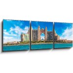 Obraz 3D třídílný - 150 x 50 cm - Atlantis, The Palm Hotel in Dubai Atlantis, The Palm Hotel v Dubaji – Zbozi.Blesk.cz