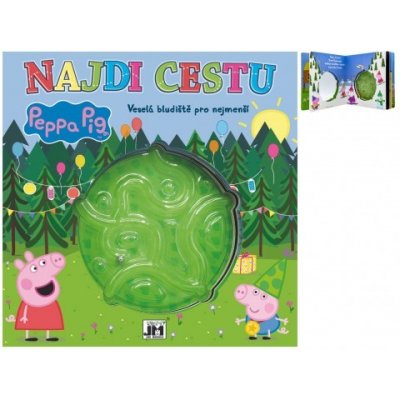 Jiri Models Najdi cestu Prasátko Peppa/Peppa Pig Veselá bludiště pro nejmenší 22x22cm – Zboží Mobilmania