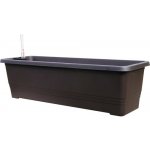 Samozavlažovací truhlík Plastia Bergamot hnědý 80 cm 190-9058025 – Zboží Mobilmania