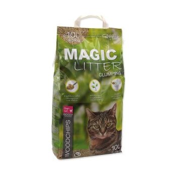 Magic Cat Magic Litter Woodchips ) 10 l (4,3 kg