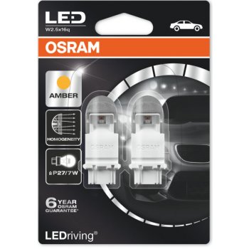 Osram LED P27/7W W2.5x16q 12V 1,42/0,54W 3557YE-02B