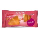 Feeling OK Proteinový croissant s jahodovou náplní 65 g – Sleviste.cz