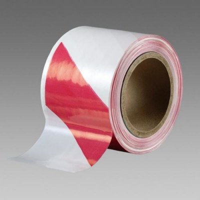 Den Braven Bariérová páska 100 mm x 100 m červeno-bílá – HobbyKompas.cz