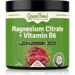 GreenFood Nutrition Magnesium Citrate + Vitamin B6 - Malina 150 g – Hledejceny.cz