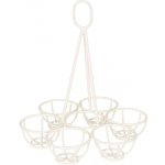 Strömshaga kovový stojánek na vajíčka Off White Small krémová – Zboží Dáma
